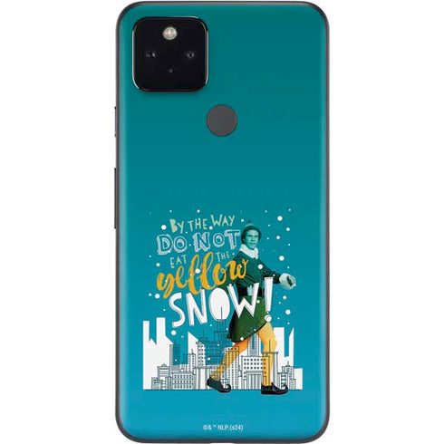 Elf Buddy Don’t Eat Yellow Snow Google Pixel 5a Skin